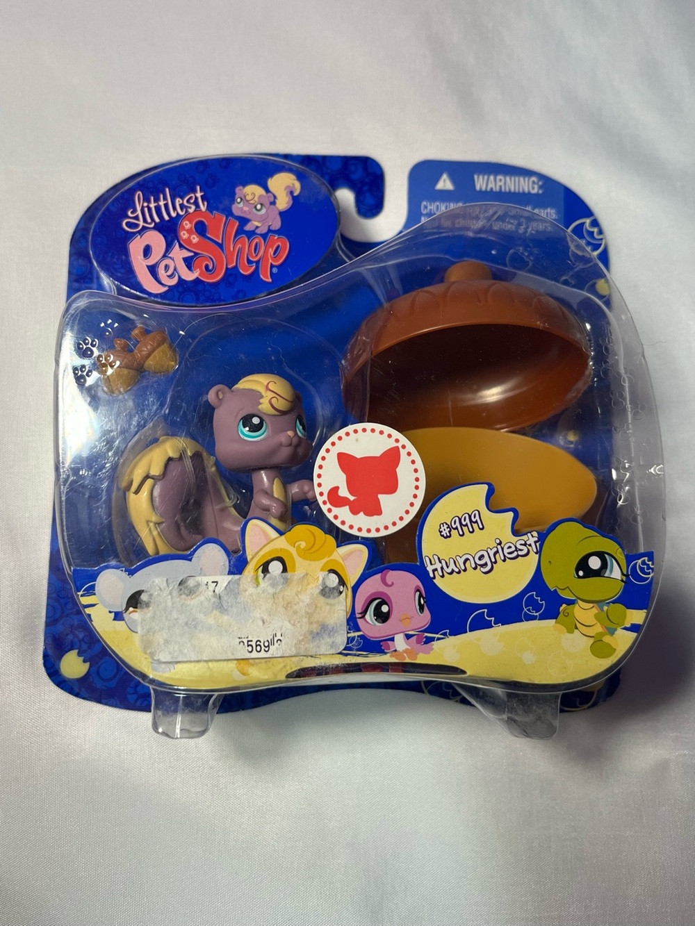 HASBRO Littlest Pet Shop 2009 Hungriest #999 Squirrel New In Box